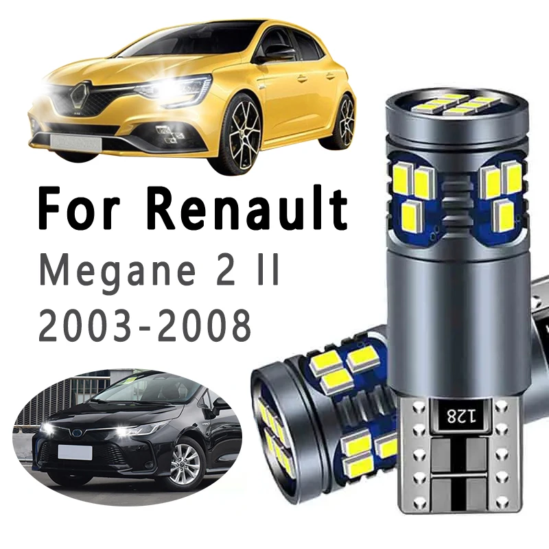 2Pcs T10 LED Car Bulbs Clearance Lamp For Renault Megane 2 II MK2 2003 2004 2005 2006 2007 2008 Car Interior Parking Lights
2Pcs T10 LED Car Bulbs Clearance Lamp For Renault Megane 2 II MK2 2003 2004 2005 2006 2007 2008 Car Interior Parking Lights