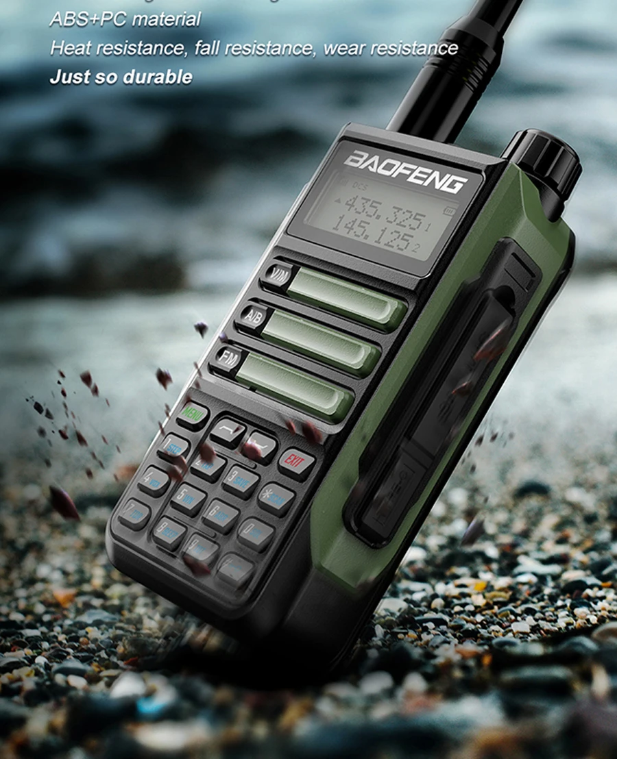 BAOFENG UV-16 PLUS Walkie Talkie High Power Long Range Type-C Dual Band VHF UHF Ham Two Way Radio UV16 Pro Max V2 UV-5R Upgrade
BAOFENG UV-16 PLUS Walkie Talkie High Power Long Range Type-C Dual Band VHF UHF Ham Two Way Radio UV16 Pro Max V2 UV-5R Upgrade