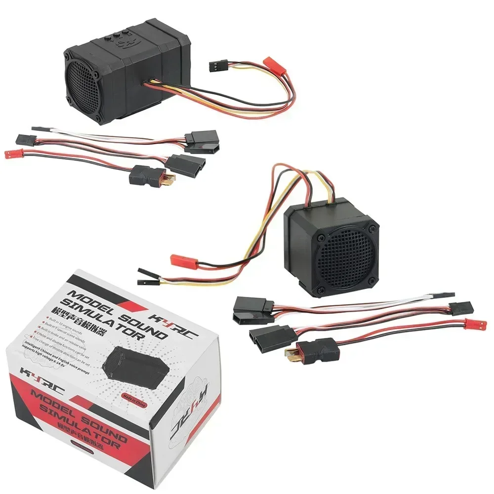 RC Car Two-channel Sound Simulator 10 Sound Effect Speakers Linkage Engine Sound Group for 1/10 RC Crawler Axial SCX10 TRX4 D90
RC Car Two-channel Sound Simulator 10 Sound Effect Speakers Linkage Engine Sound Group for 1/10 RC Crawler Axial SCX10 TRX4 D90