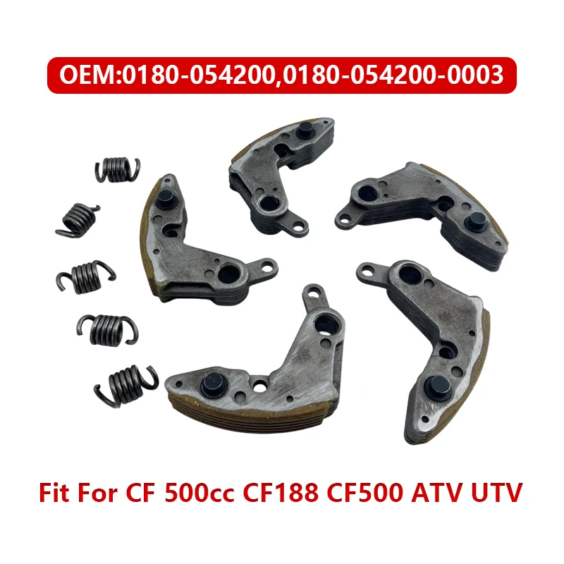 1SET/5PCS Drive Clutch Carrier Pads With Spring 0180-054200 Fit For CF500 500CC CF625 ATV UTV Go Kart Quad Bike Parts
1SET/5PCS Drive Clutch Carrier Pads With Spring 0180-054200 Fit For CF500 500CC CF625 ATV UTV Go Kart Quad Bike Parts