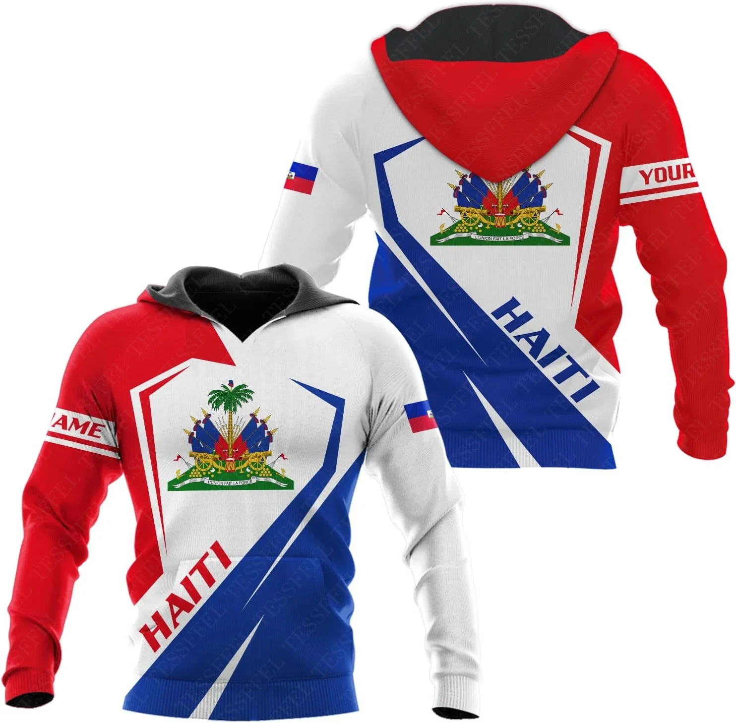 Custom Name Country Flag Haiti Retro Tattoo Tracksuit Streetwear Long Sleeves 3DPrint Pullover Harajuku Jacket Casual Hoodies X8
Custom Name Country Flag Haiti Retro Tattoo Tracksuit Streetwear Long Sleeves 3DPrint Pullover Harajuku Jacket Casual Hoodies X8