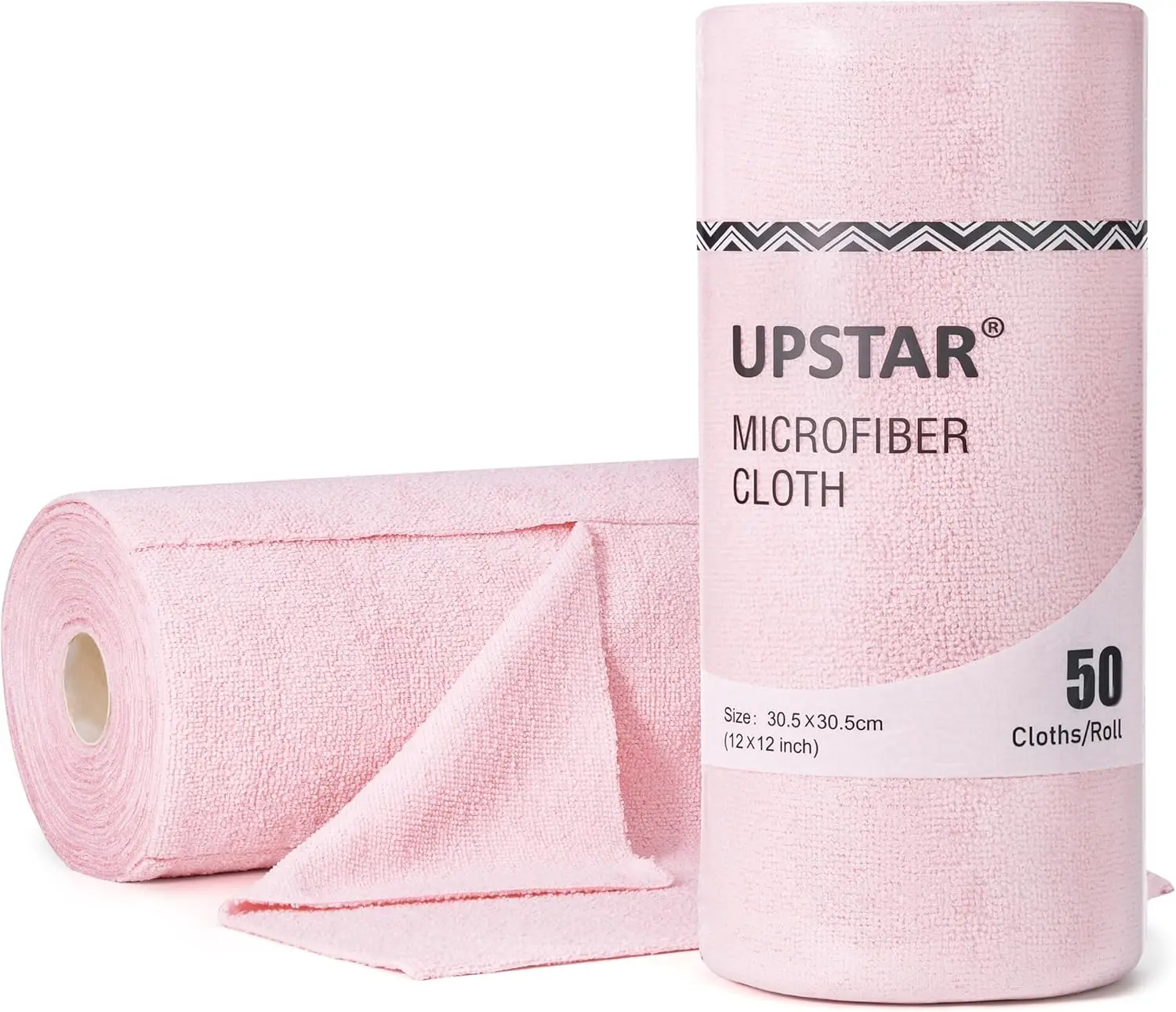 Reusable Microfiber Cleaning Cloth, 50 Packs 12x12 inch, for Kitchen, Bathroom, Car, Pink
Reusable Microfiber Cleaning Cloth, 50 Packs 12x12 inch, for Kitchen, Bathroom, Car, Pink