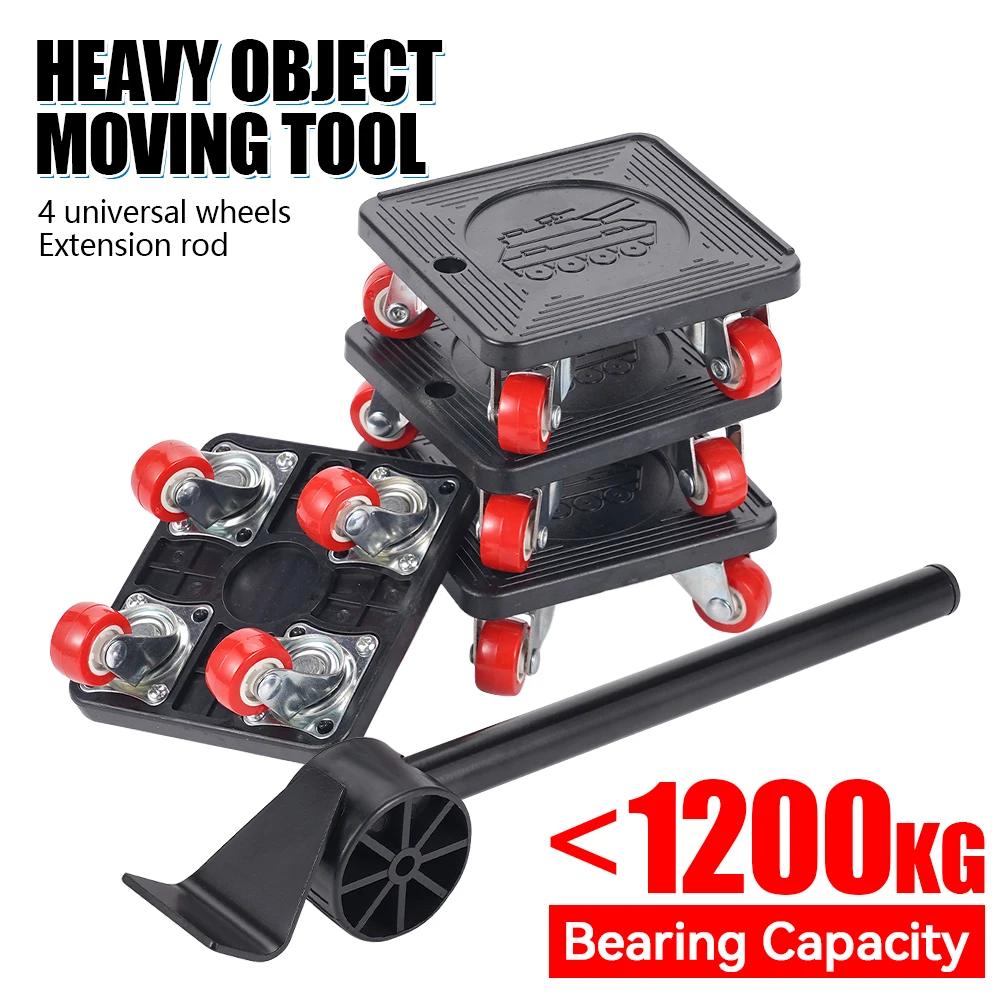 1SET Heavy Duty Furniture Lifter Mover Roller With Wheel Bar Moving Device Lifting Helper Furniture Moving Tool For Refrigerator
1SET Heavy Duty Furniture Lifter Mover Roller With Wheel Bar Moving Device Lifting Helper Furniture Moving Tool For Refrigerator