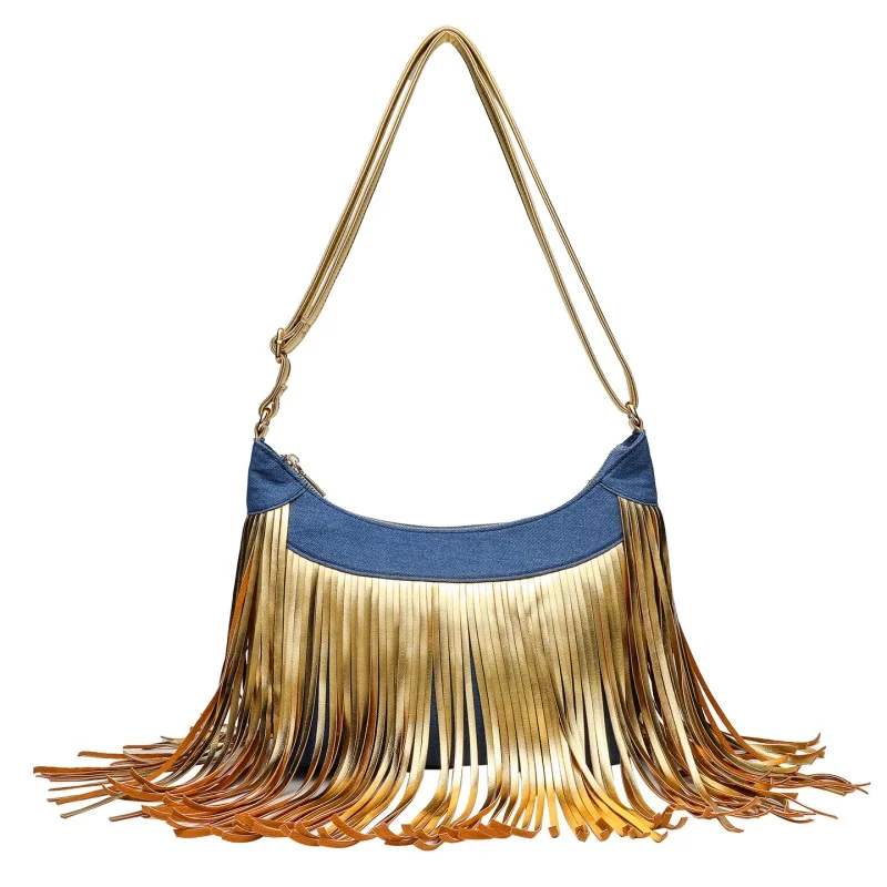 2026 Fashion Luxury Gold Tassel Shoulder Bag Brand Designer Retro Shoulder Bag Women's Luxury Travel Shopping Handbag
2026 Fashion Luxury Gold Tassel Shoulder Bag Brand Designer Retro Shoulder Bag Women's Luxury Travel Shopping Handbag