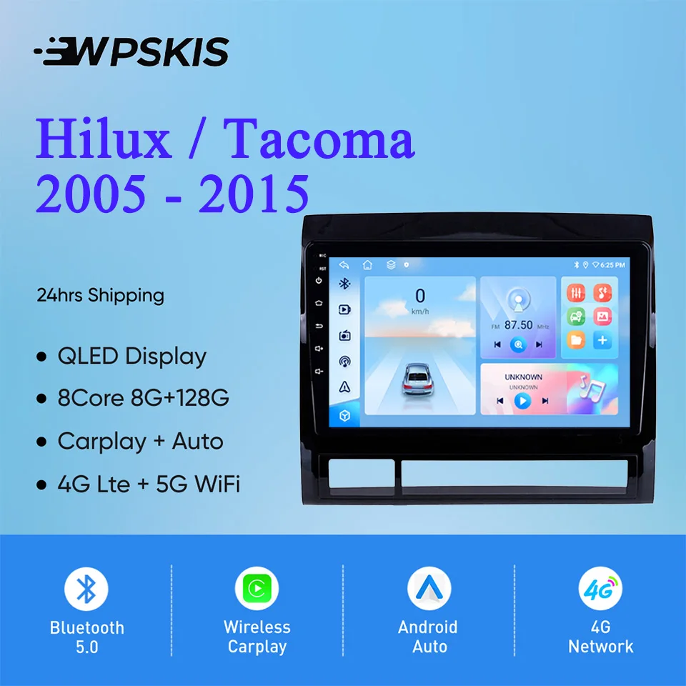 For Toyota Hilux Tacoma 2005 2010 2015 Autoradio GPS Navigation Tape Recorder Video Music Multimedia Player DVD Cassette 4G WiFi
For Toyota Hilux Tacoma 2005 2010 2015 Autoradio GPS Navigation Tape Recorder Video Music Multimedia Player DVD Cassette 4G WiFi