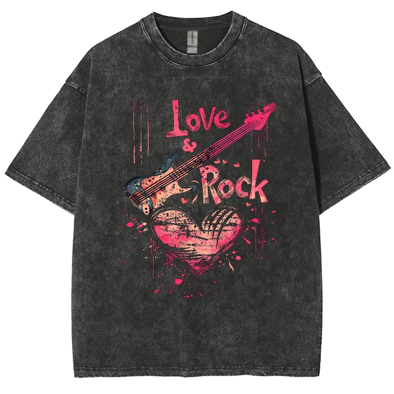 Футболка в стиле музыки Love And Rock, футболка в стиле хип-хоп Y2K, летняя уличная одежда оверсайз, винтажные Промытые футболки для серфинга для мужчин и женщин
Футболка в стиле музыки Love And Rock, футболка в стиле хип-хоп Y2K, летняя уличная одежда оверсайз, винтажные Промытые футболки для серфинга для мужчин и женщин
