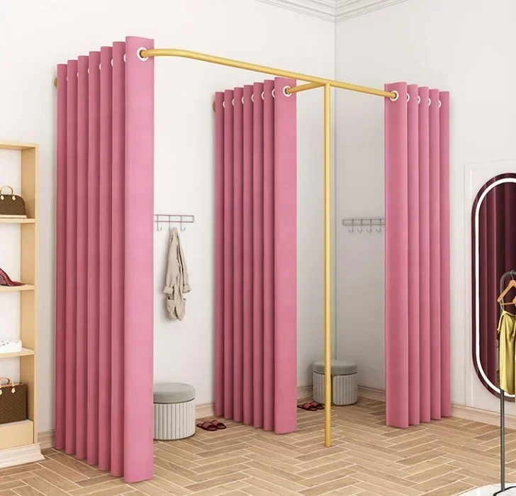 Магазин минималистской одежды F-типа, примерочная, дорожка, простая перегородка для гардеробной, тканевая занавеска, мужская и женская смена
Магазин минималистской одежды F-типа, примерочная, дорожка, простая перегородка для гардеробной, тканевая занавеска, мужская и женская смена