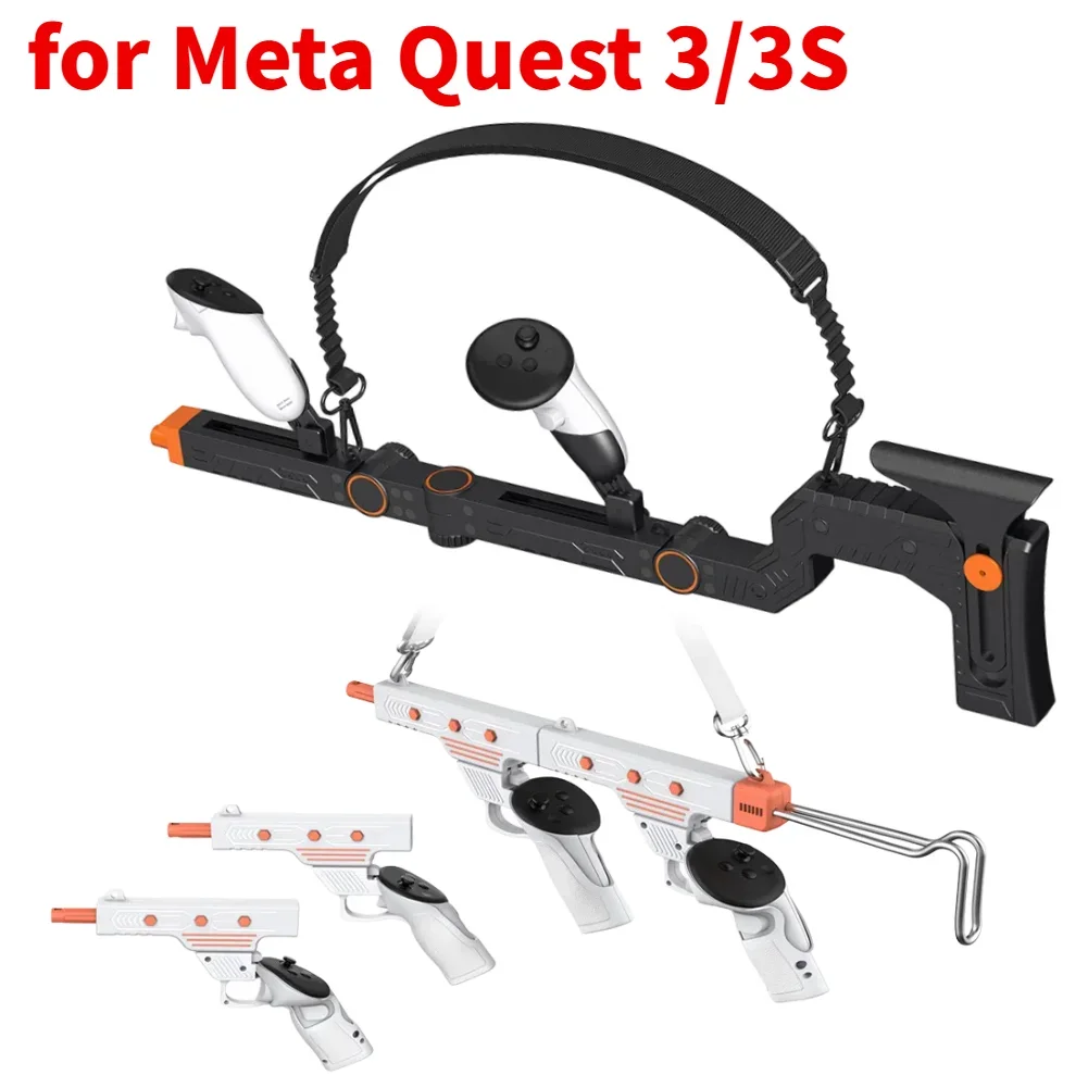 Adjustable VR Gunstock Magnetic Attachment for Meta Quest 3/Quest 3S Controller Grips
Adjustable VR Gunstock Magnetic Attachment for Meta Quest 3/Quest 3S Controller Grips