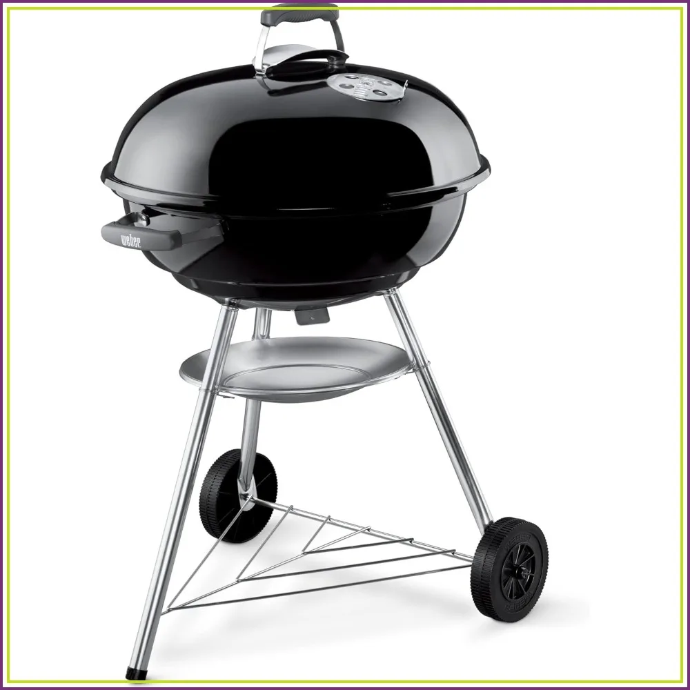 Portable 22-Inch Charcoal Grill with Plated Steel Grates & Porcelain-Enameled Bowl, Precision Airflow Control for Perfect BBQ
Portable 22-Inch Charcoal Grill with Plated Steel Grates & Porcelain-Enameled Bowl, Precision Airflow Control for Perfect BBQ
