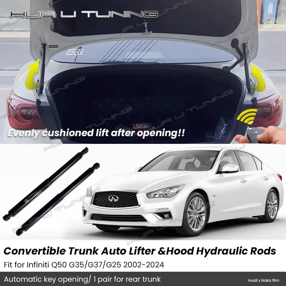 For Infiniti Q50 2012-2024 G35/G37/G25 Trunk Damper Tail Gate Auto-Lift Assist Tailgate & Rear Trunk Shock Auto Lift Accessories
For Infiniti Q50 2012-2024 G35/G37/G25 Trunk Damper Tail Gate Auto-Lift Assist Tailgate & Rear Trunk Shock Auto Lift Accessories
