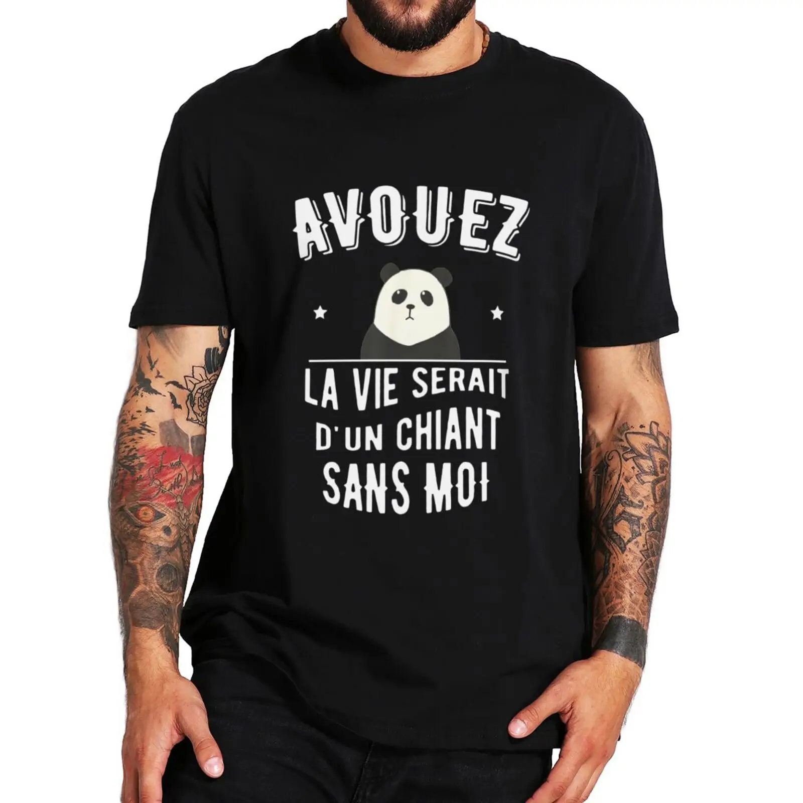 Admit Life Would Be Boring Without Me T Shirt Funny French Texts Humor Tee Tops Cotton Unisex Soft Casual O-neck T-shirt
Admit Life Would Be Boring Without Me T Shirt Funny French Texts Humor Tee Tops Cotton Unisex Soft Casual O-neck T-shirt