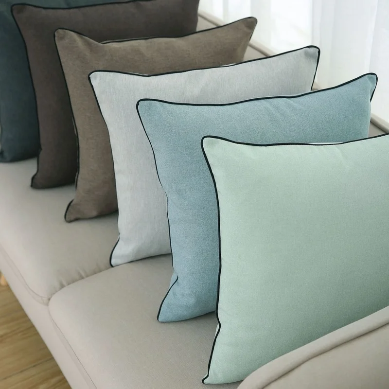 Nordic Cushion Cover Blue Green Coffee Decorative Cushions for Sofa Chair Seat Linen Pillow Cover 45*45 Home Decor Throw Pillows
Nordic Cushion Cover Blue Green Coffee Decorative Cushions for Sofa Chair Seat Linen Pillow Cover 45*45 Home Decor Throw Pillows