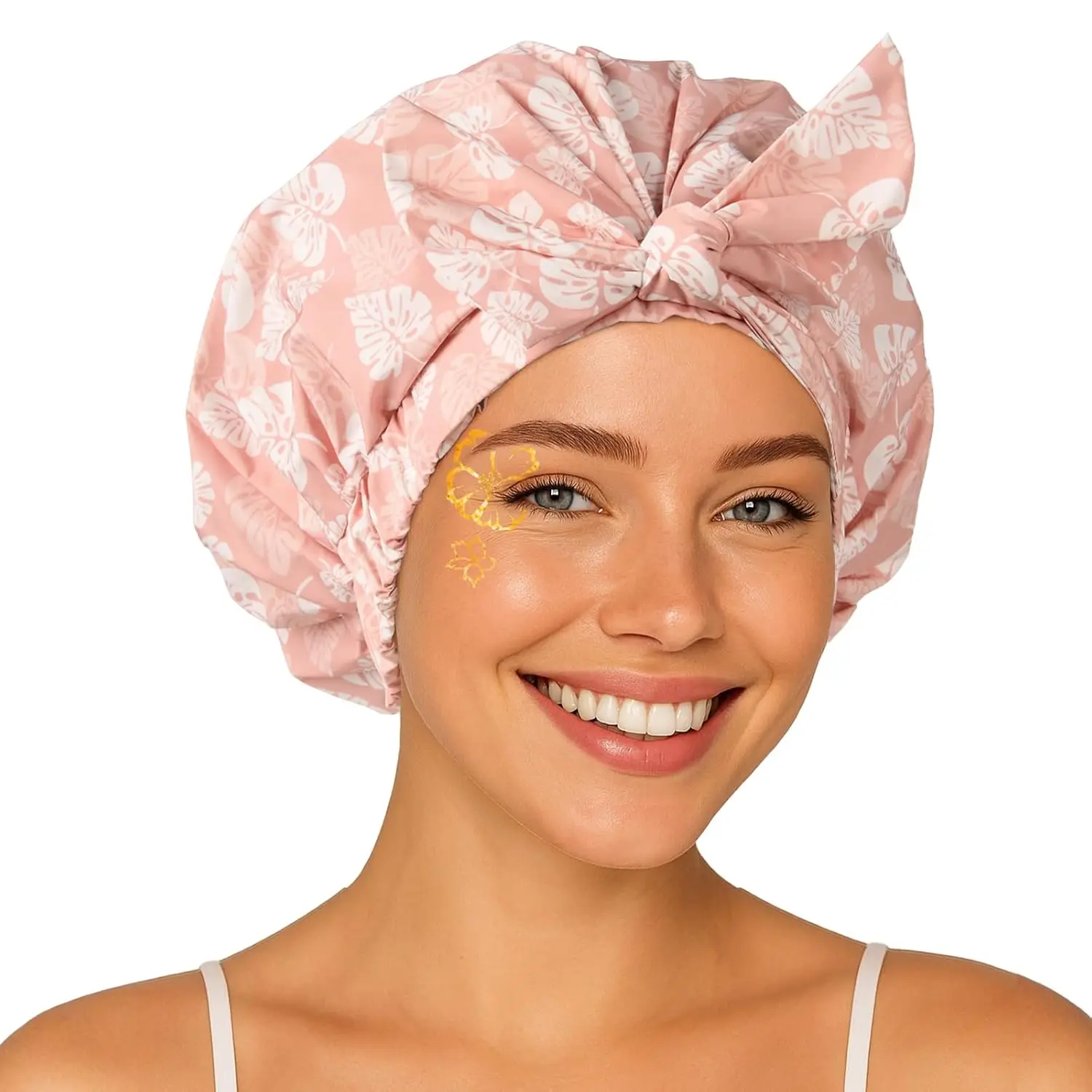 Shower Cap for Women Reusable Waterproof, Adjustable Non-Slip Shower Hair Cap, Washable Bath Hat for Long Hair
Shower Cap for Women Reusable Waterproof, Adjustable Non-Slip Shower Hair Cap, Washable Bath Hat for Long Hair