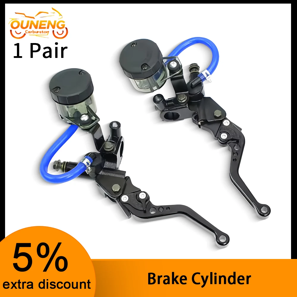 Motorcycle Hydraulic Brake Clutch Lever Set 22mm 7/8 Inch Master Cylinder Pump With Big Reservoir For Motocross Cafe Racer
Motorcycle Hydraulic Brake Clutch Lever Set 22mm 7/8 Inch Master Cylinder Pump With Big Reservoir For Motocross Cafe Racer