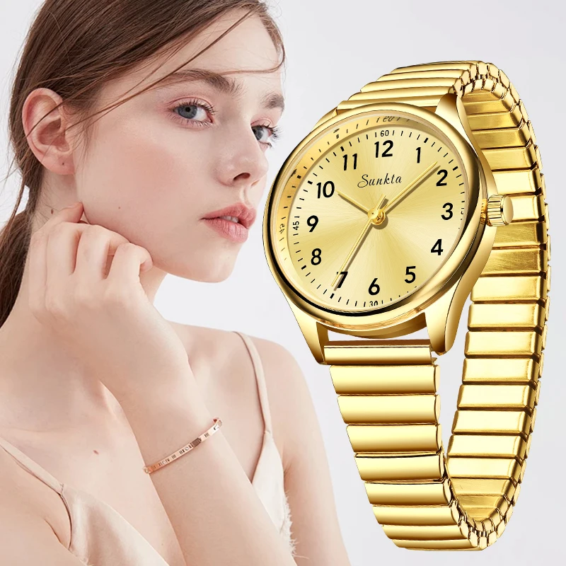 Sunkta Stylish Luxury Quartz Woman Watch Fashion Casual Elegant Stainless Steel Simple Waterproof Womens Wristwatch Ladies Reloj
Sunkta Stylish Luxury Quartz Woman Watch Fashion Casual Elegant Stainless Steel Simple Waterproof Womens Wristwatch Ladies Reloj