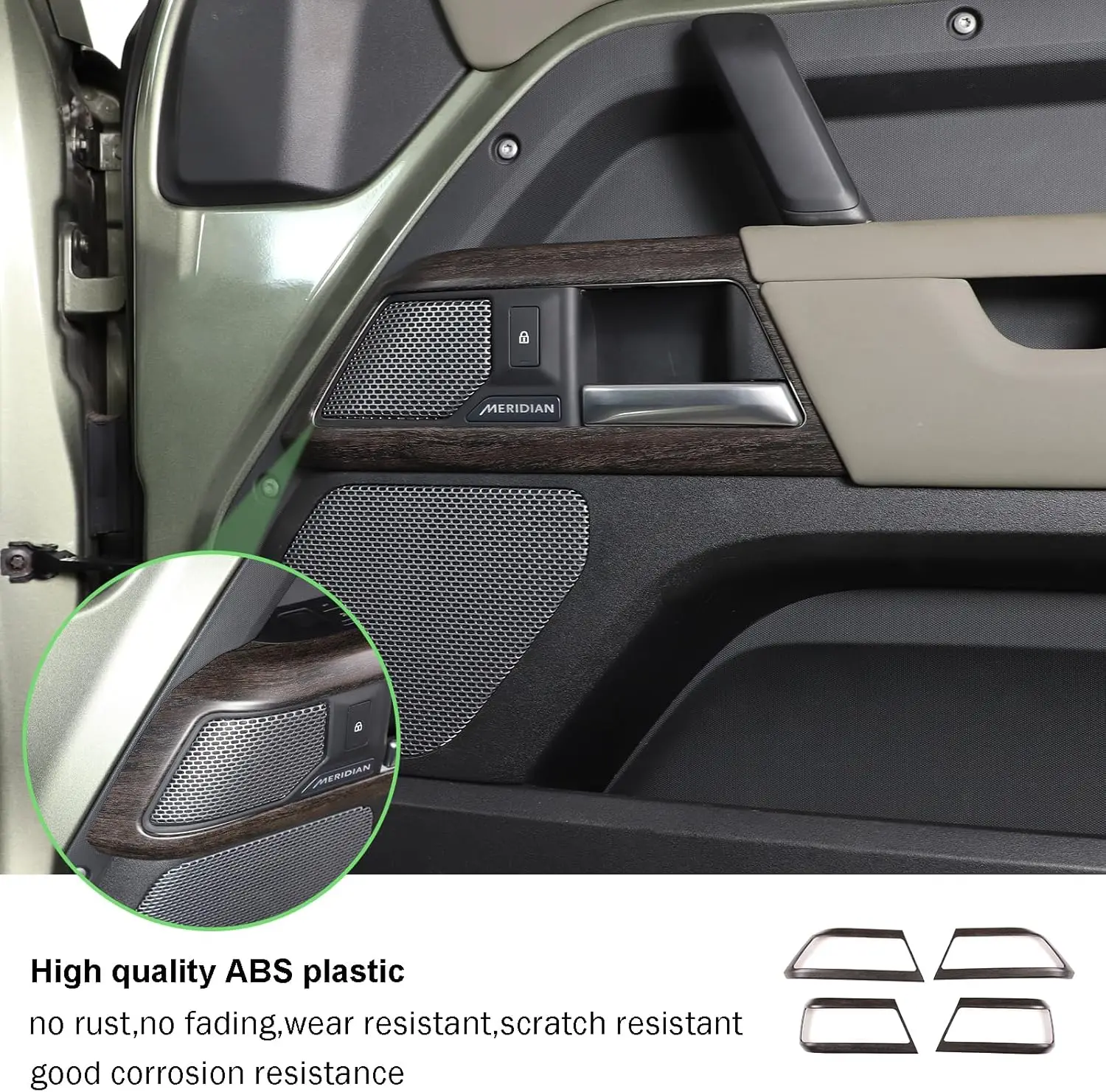 ABS Carbon Style Car Accessories Interior Door Handles Frame Cover For Land Rover Defender 90 110 2020-2024 Decorative Trim
ABS Carbon Style Car Accessories Interior Door Handles Frame Cover For Land Rover Defender 90 110 2020-2024 Decorative Trim