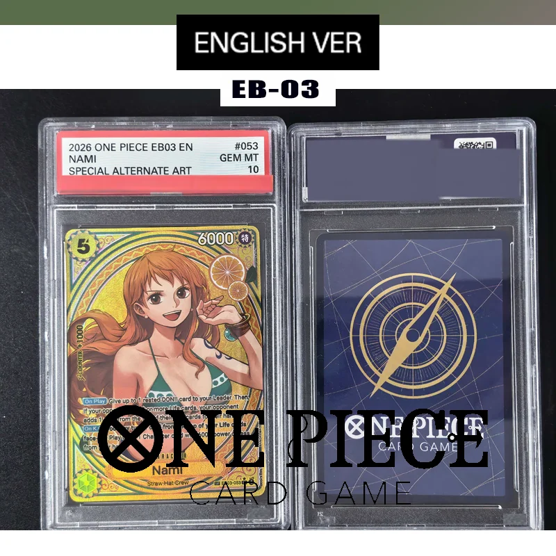 Diy English Rating Card 2026 One Piece Eb03-Extra Booster Heroines Edition- #053 Nami Special Alternate Art Collection Card
Diy English Rating Card 2026 One Piece Eb03-Extra Booster Heroines Edition- #053 Nami Special Alternate Art Collection Card