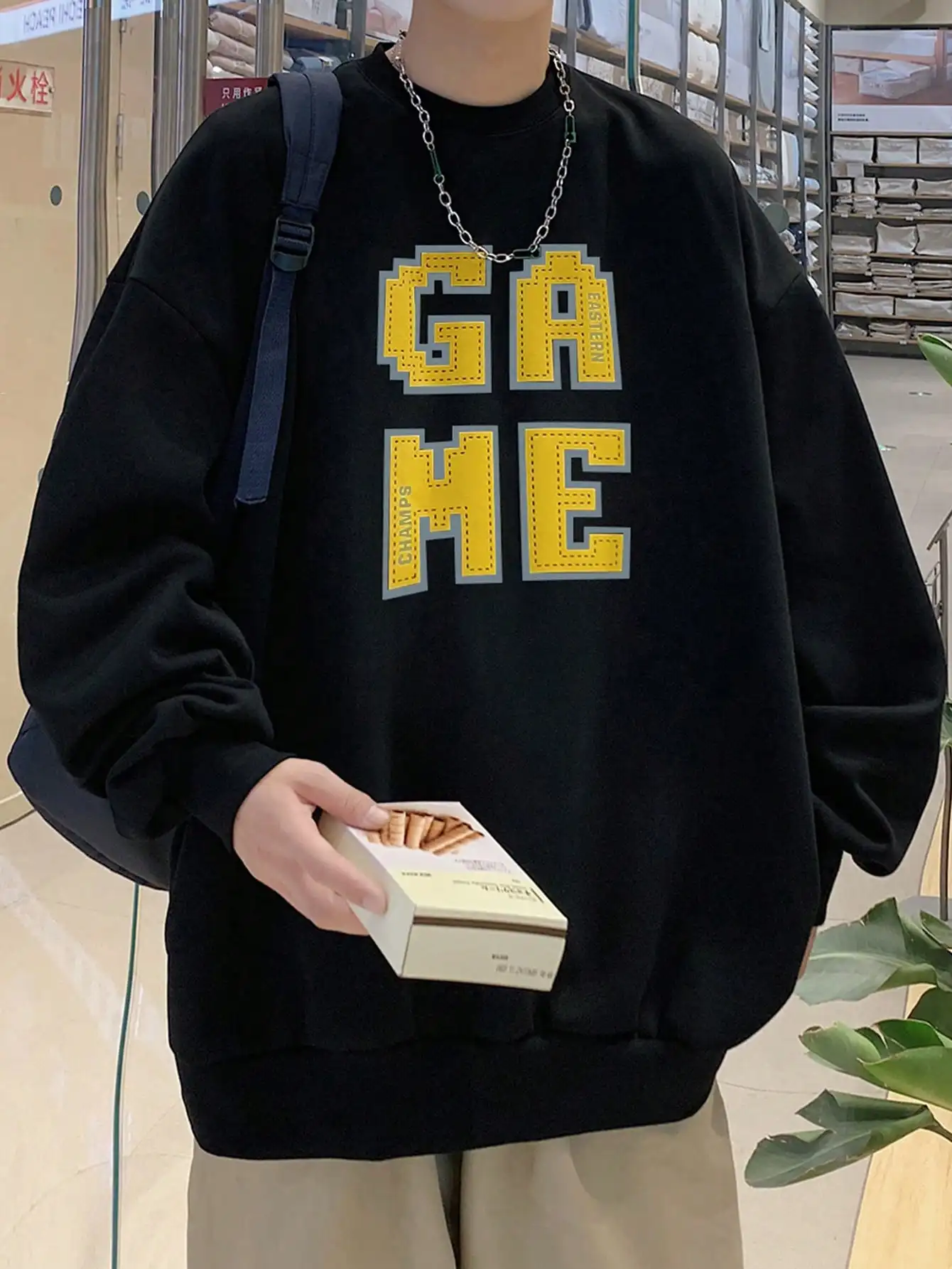 Yellow Game Letter Funny Pattern Male Sweatshirts Hip Hop Autumn Clothes Loose Fashion Hoodies Fleece Crewneck Men Streetwear
Yellow Game Letter Funny Pattern Male Sweatshirts Hip Hop Autumn Clothes Loose Fashion Hoodies Fleece Crewneck Men Streetwear