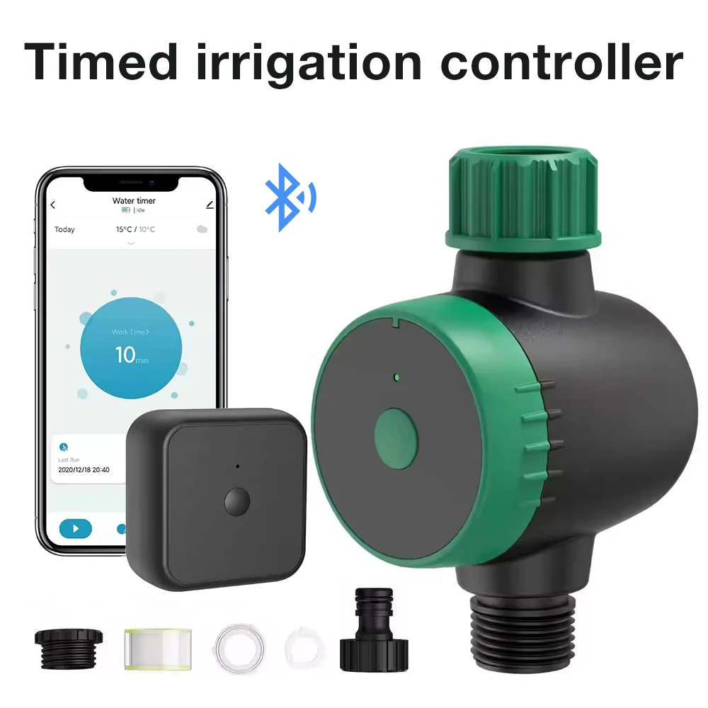 Tuya Smart Irrigation IP55 Waterproof Bluetooth/WIFI Automatic Water Timer Equipment Rain Delay Drip Irrigation Controller
Tuya Smart Irrigation IP55 Waterproof Bluetooth/WIFI Automatic Water Timer Equipment Rain Delay Drip Irrigation Controller
