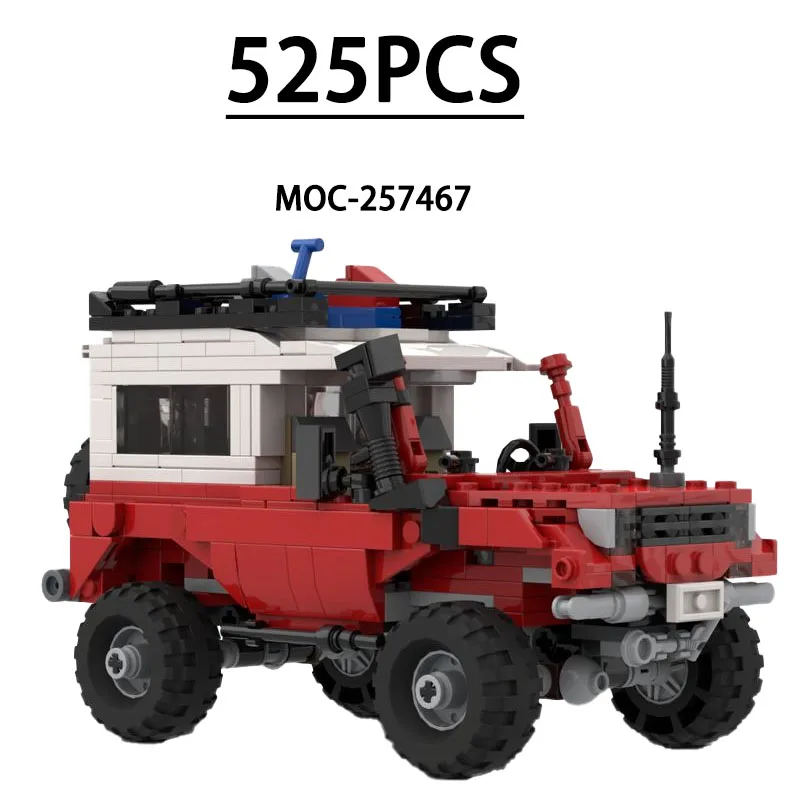 MOC-257467 Building Block Off-Road Vehicle Car Assembly Model Ornament 525 Pieces Children Birthday Christmas New Year Toy Gift
MOC-257467 Building Block Off-Road Vehicle Car Assembly Model Ornament 525 Pieces Children Birthday Christmas New Year Toy Gift