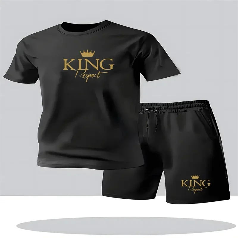 New Men's Summer Breathable Sportswear Short Sleeved T-shirt+shorts Quick Drying Lightweight/Comfortable Casual Two-piece Set
New Men's Summer Breathable Sportswear Short Sleeved T-shirt+shorts Quick Drying Lightweight/Comfortable Casual Two-piece Set