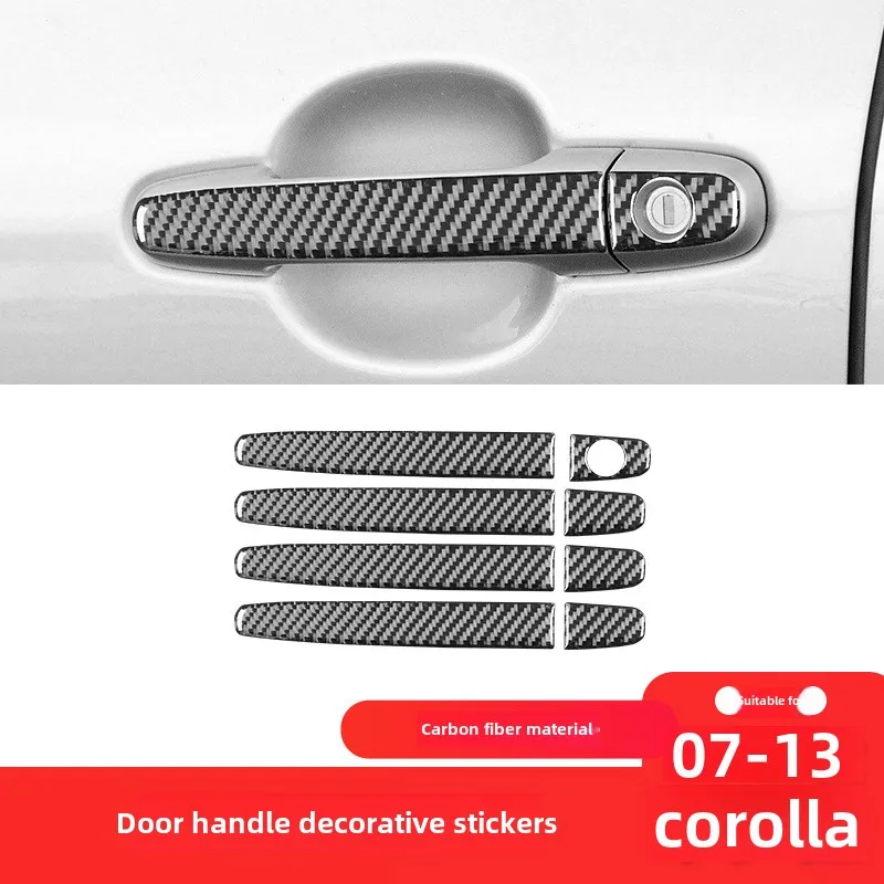 Suitable for Toyota07-13Carola Carbon Fiber Interior Modified Pieces Door Decorative Handle Stickers
Suitable for Toyota07-13Carola Carbon Fiber Interior Modified Pieces Door Decorative Handle Stickers