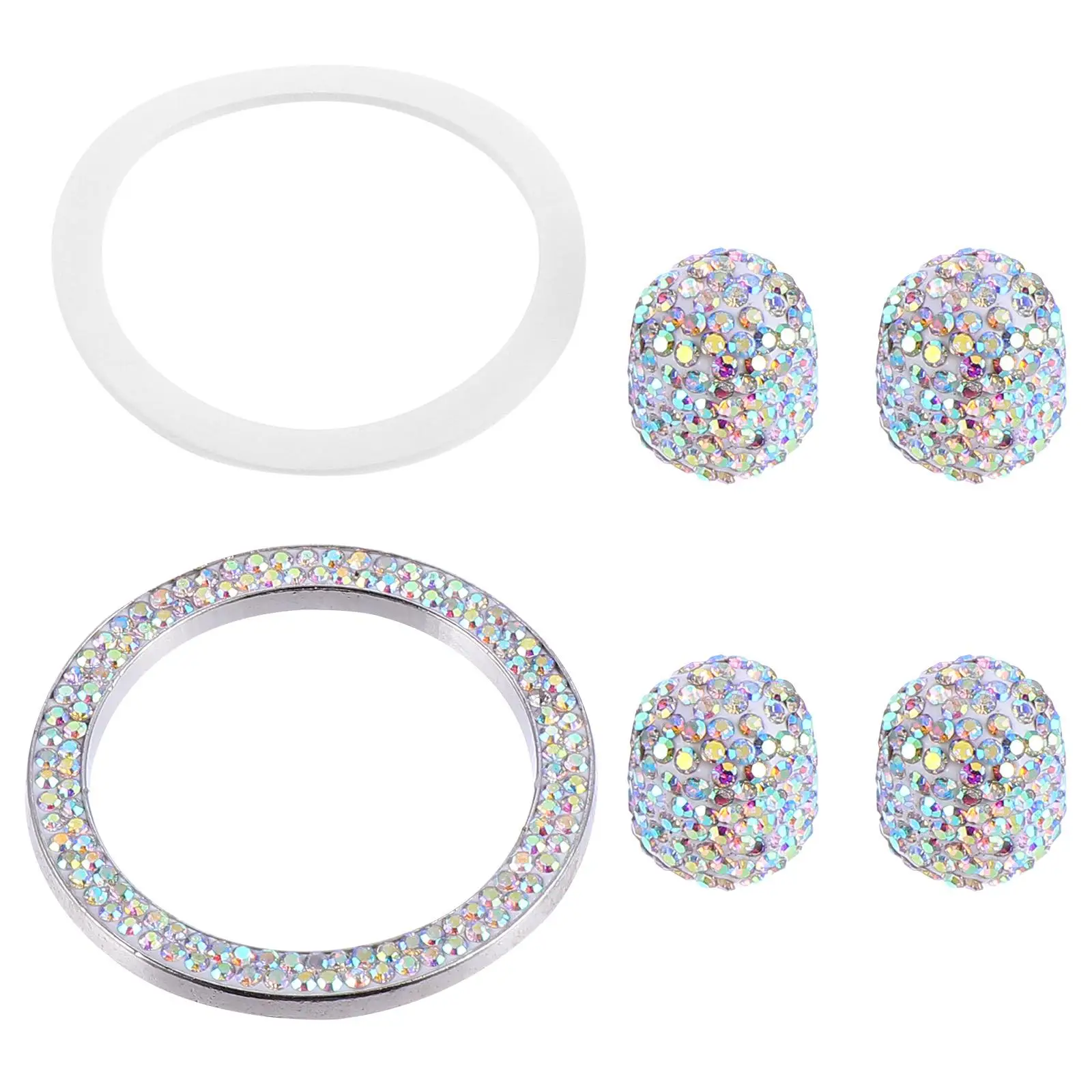 Rhinestone Tire Dust Cap Car Stem Decorative Cover ABS Material Water Drill Sparkling Look Safe Durable Use Protect Dust Snow
Rhinestone Tire Dust Cap Car Stem Decorative Cover ABS Material Water Drill Sparkling Look Safe Durable Use Protect Dust Snow