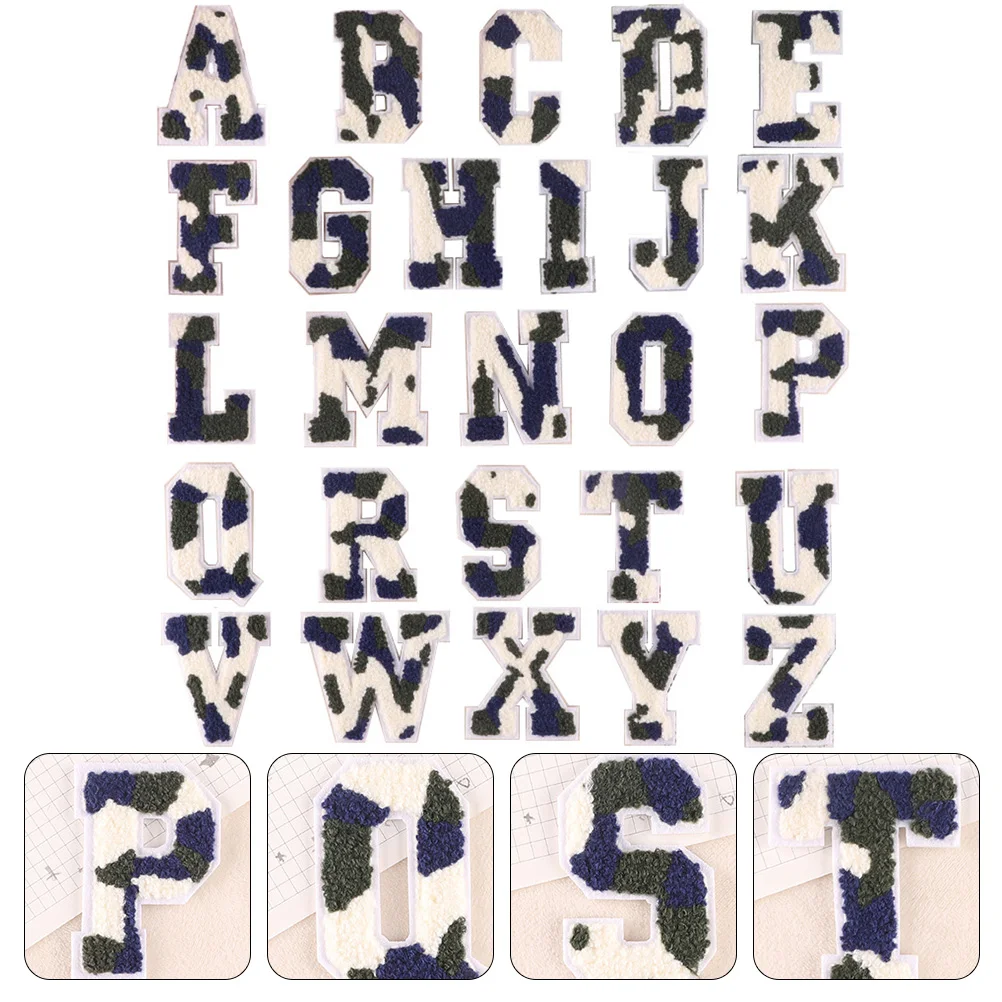 26 Pcs Decorate Embroidered Alphabet Cloth Stickers Clothes Patches Polyester Applique Small Letter
26 Pcs Decorate Embroidered Alphabet Cloth Stickers Clothes Patches Polyester Applique Small Letter