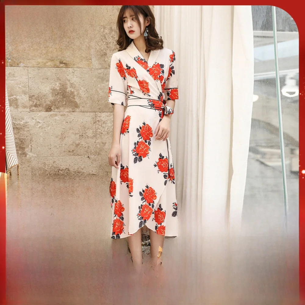 DI DVF Squid Ink Print Wrap Dr с поясом ort Sve Высокая талия А-силуэта Лето Dr Женское платье с цветочным принтом для похудения Dr
DI DVF Squid Ink Print Wrap Dr с поясом ort Sve Высокая талия А-силуэта Лето Dr Женское платье с цветочным принтом для похудения Dr