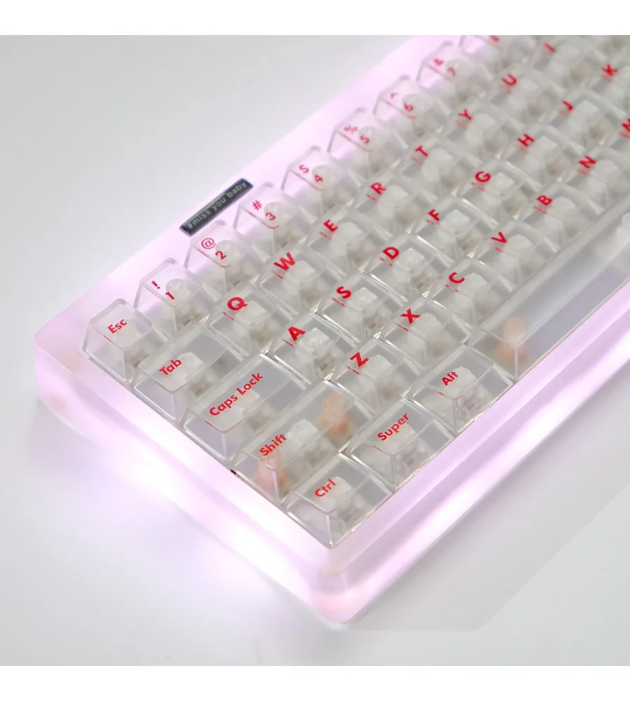 Keycap PC factory-adapted magnetic axis wooting/Meijia lion and other white five-sided fog-permeable mechanical keyboard
Keycap PC factory-adapted magnetic axis wooting/Meijia lion and other white five-sided fog-permeable mechanical keyboard
