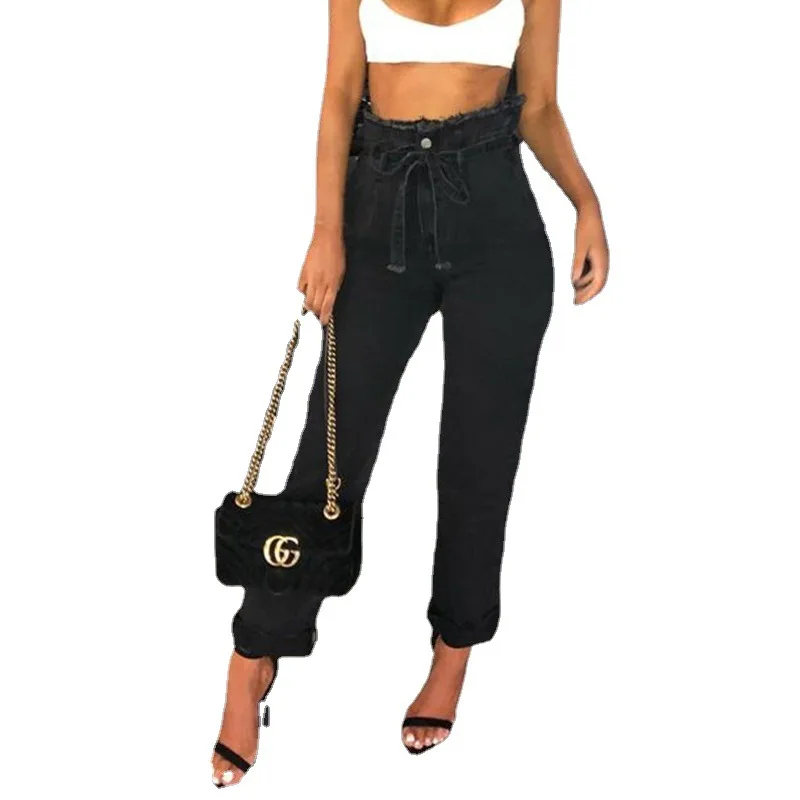 High Waist Fringed Lace up Women's Jeans Floral Bodice Hemming Denim Skinnier Style Spring 2024 Collection Chinese Manufacturer
High Waist Fringed Lace up Women's Jeans Floral Bodice Hemming Denim Skinnier Style Spring 2024 Collection Chinese Manufacturer