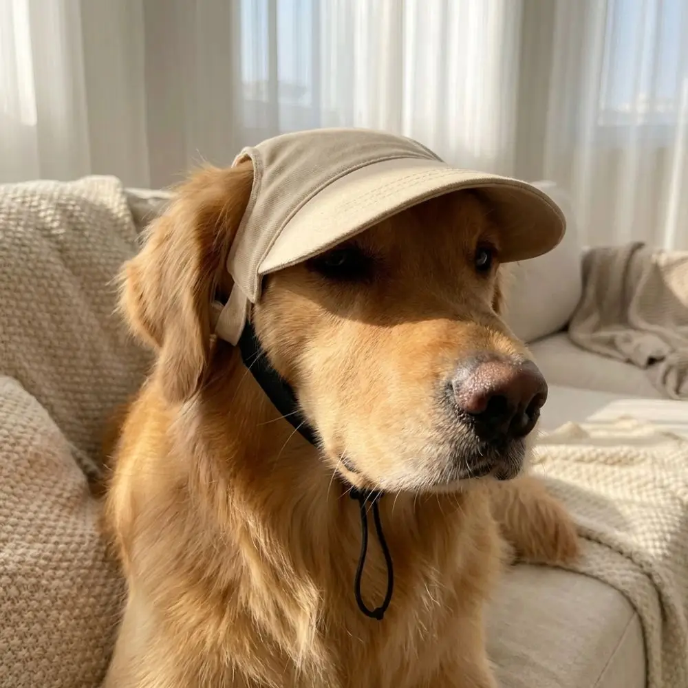 Adjustable Dog Baseball Cap Sun Protection with Ear Holes Pet Visor Hat Canvas UV Protection Summer Cat Cap for Dogs Cats
Adjustable Dog Baseball Cap Sun Protection with Ear Holes Pet Visor Hat Canvas UV Protection Summer Cat Cap for Dogs Cats