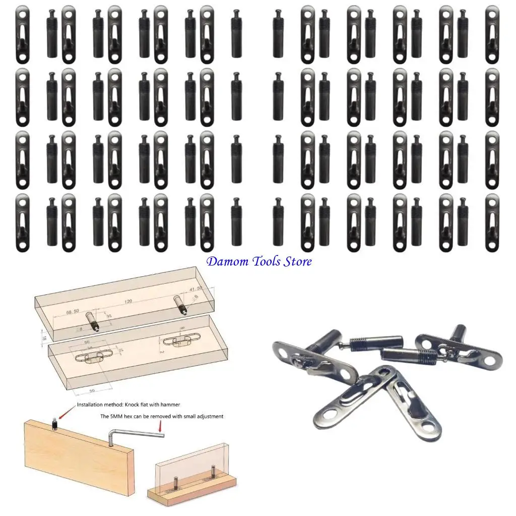 57BE 20pcs Concealed Mounting Clip Portable for Furniture Shelves and Cupboards
57BE 20pcs Concealed Mounting Clip Portable for Furniture Shelves and Cupboards