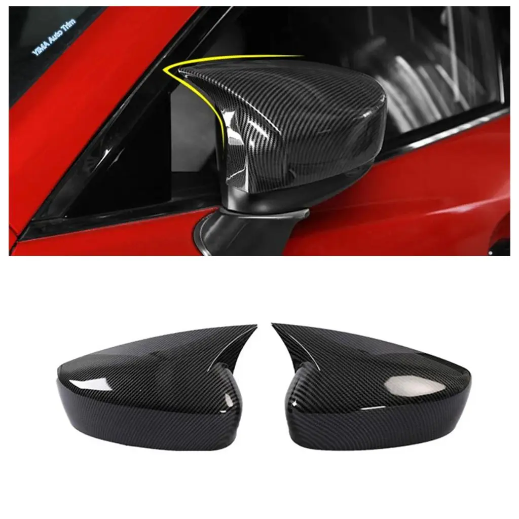 For Mazda 3 2017 2018 Door Side Wing Ox Horn Rearview Mirror Cover Sticker Trim Car Carbon Fiber / Black Exterior Accessories
For Mazda 3 2017 2018 Door Side Wing Ox Horn Rearview Mirror Cover Sticker Trim Car Carbon Fiber / Black Exterior Accessories