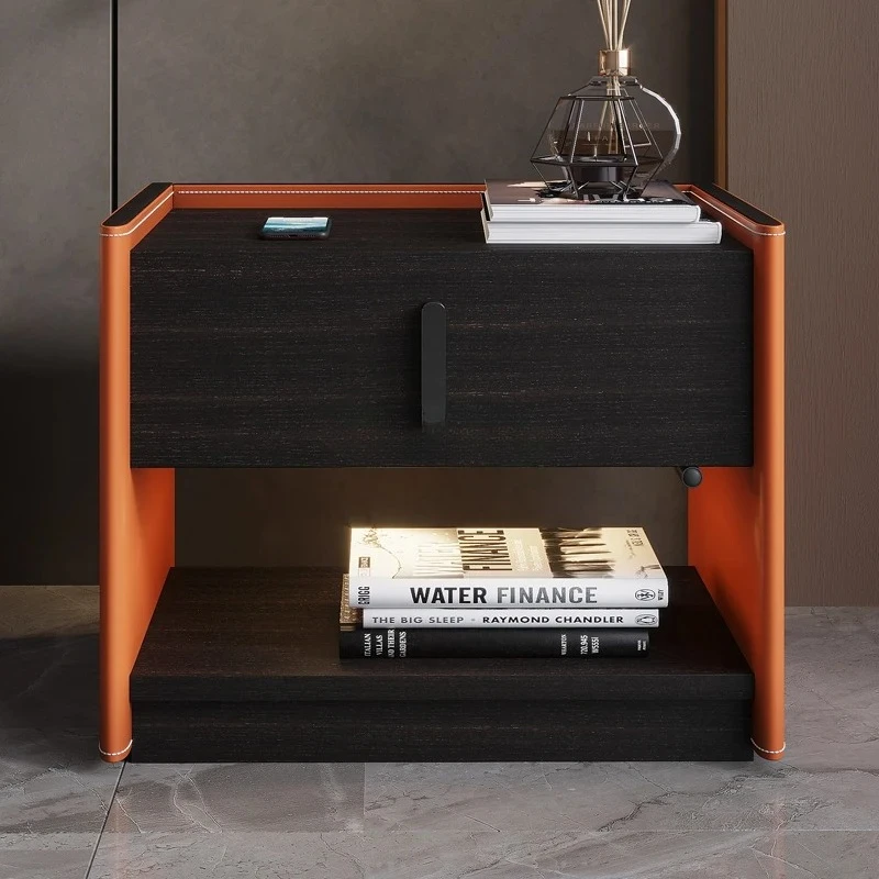 Итальянский светлый роскошный седельный кожаный прикроватный столик, современный простой сундук для спальни
Итальянский светлый роскошный седельный кожаный прикроватный столик, современный простой сундук для спальни