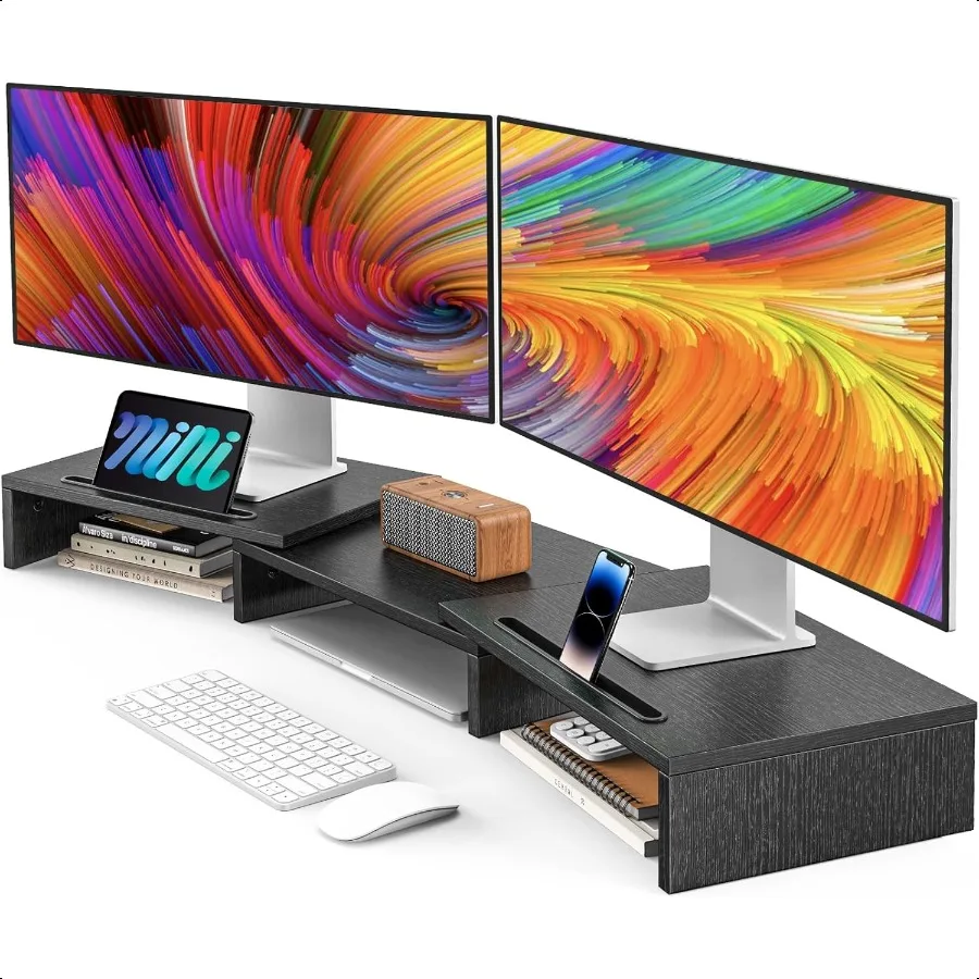 Dual Monitor Stand Riser for 2 Monitors Monitor Stand for Desk Adjustable Computer Monitor Stand with 2 Slot Multifunctional De
Dual Monitor Stand Riser for 2 Monitors Monitor Stand for Desk Adjustable Computer Monitor Stand with 2 Slot Multifunctional De