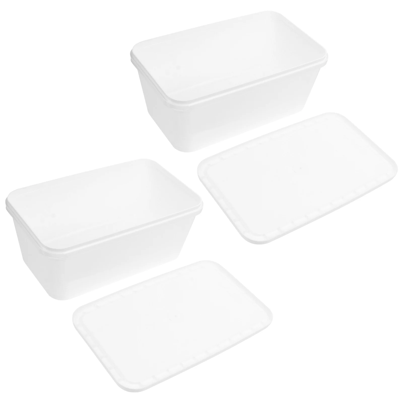 2 Pcs Ice Cream Box Practical Containers Storage Tubs Space Saving Freezer Boxes Lid PP Plastic Storing Noodle Cake
2 Pcs Ice Cream Box Practical Containers Storage Tubs Space Saving Freezer Boxes Lid PP Plastic Storing Noodle Cake