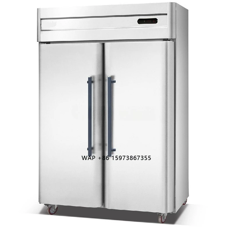 Commercial 2 Doors Large Storage Capacity Fan Cooling Refrigerator Kitchen Equipment Cooler with Wheels
Commercial 2 Doors Large Storage Capacity Fan Cooling Refrigerator Kitchen Equipment Cooler with Wheels