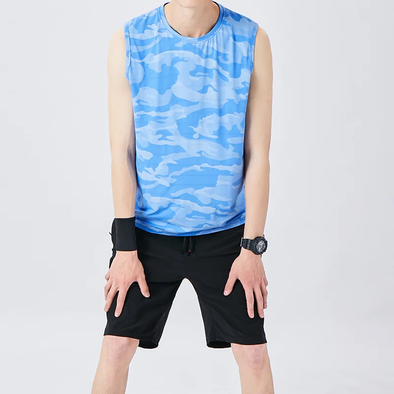 2023 Men Sleeveless 2 Piece Shorts Sets Mens Summer Breathable Quick Dry T shirts Fitness Training Clothes Male Tracksuits
2023 Men Sleeveless 2 Piece Shorts Sets Mens Summer Breathable Quick Dry T shirts Fitness Training Clothes Male Tracksuits