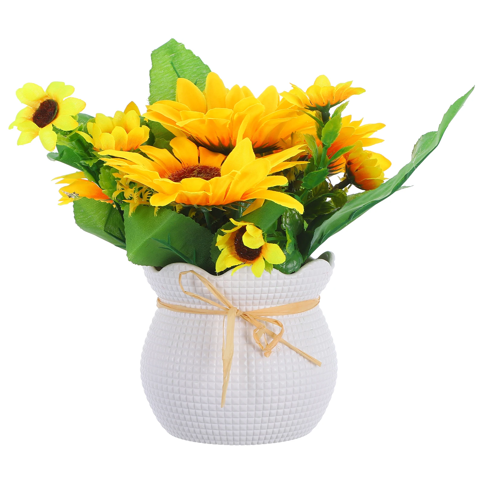 Sunflower Small Potted Plant Fake Arrangements Decorative Plastic Flowers Bouquet Artificial Vase Home Decor Room Bedroom
Sunflower Small Potted Plant Fake Arrangements Decorative Plastic Flowers Bouquet Artificial Vase Home Decor Room Bedroom