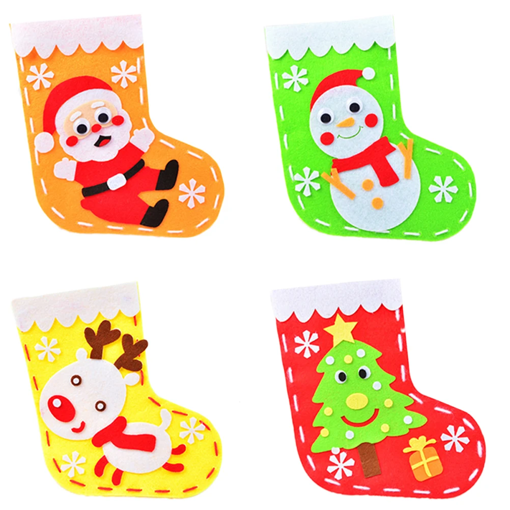 4 Pcs Decorations Green Child DIY Kit Handmade Stocking for Party Craft Projects Christmas Decoration Handmade Stocking
4 Pcs Decorations Green Child DIY Kit Handmade Stocking for Party Craft Projects Christmas Decoration Handmade Stocking