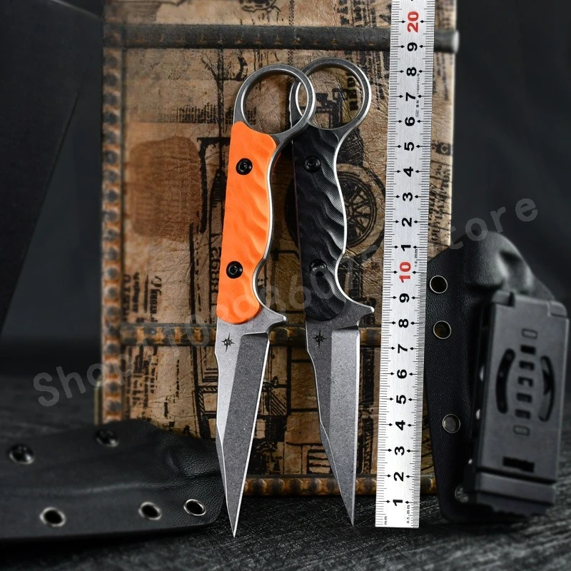 Маленький прямой нож высокой твердости TO-OR — лезвие 440c, ручка G10 с ножнами из кайдекса — портативный нож для приключений на открытом воздухе
Маленький прямой нож высокой твердости TO-OR — лезвие 440c, ручка G10 с ножнами из кайдекса — портативный нож для приключений на открытом воздухе