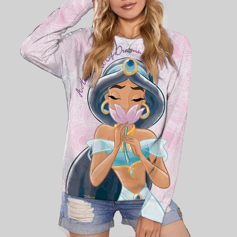 Hoodie Women's Hoodie Spring and Autumn 2024 New American Loose Disney Princess Cartoon Print Hoodie Top Hoodie Coat
Hoodie Women's Hoodie Spring and Autumn 2024 New American Loose Disney Princess Cartoon Print Hoodie Top Hoodie Coat