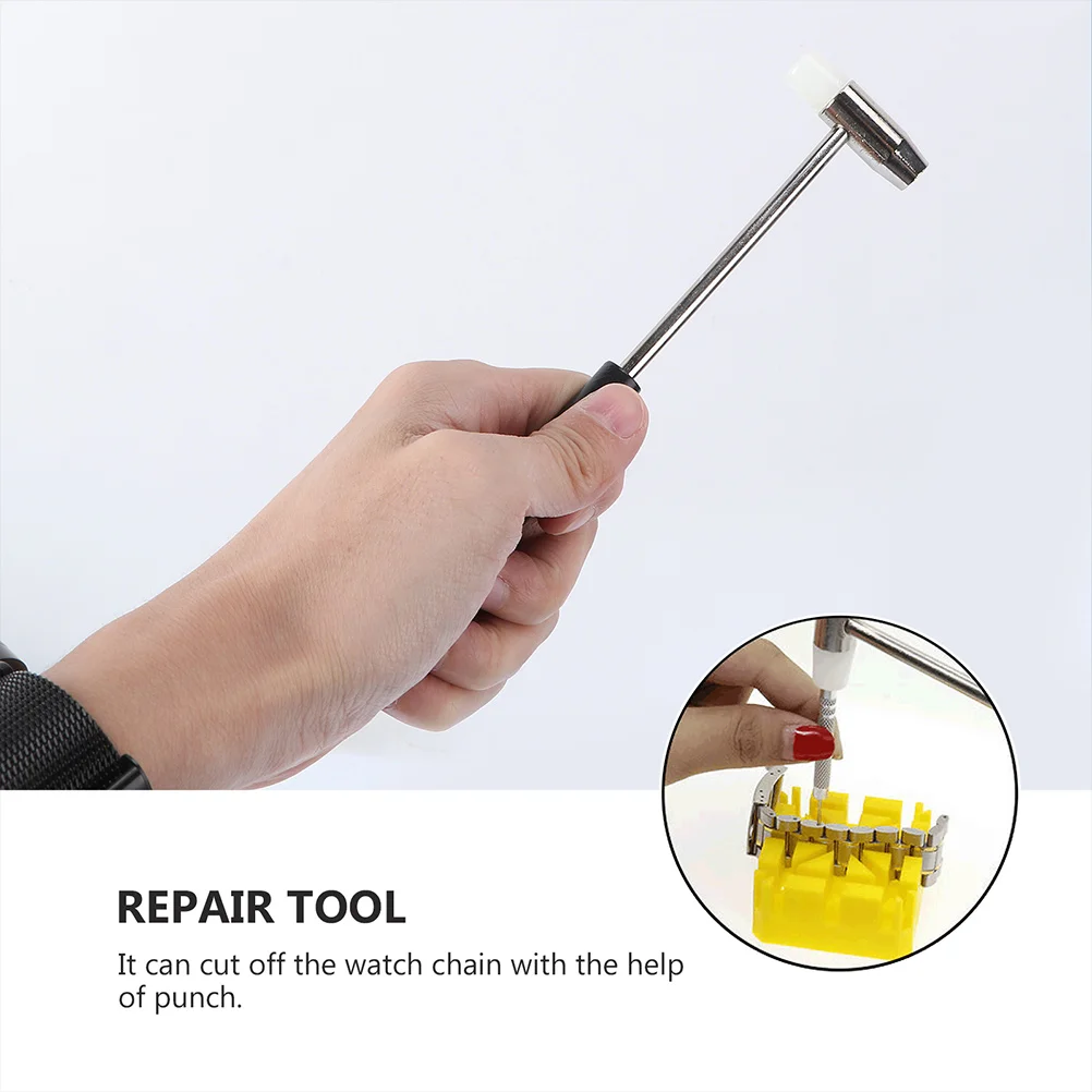2pcs Mini Hammer Sturdy Metal Head Smooth Surface Repair Tool For Watch Dial Delicate Parts Watch Repairing Hammer Mini Repair
2pcs Mini Hammer Sturdy Metal Head Smooth Surface Repair Tool For Watch Dial Delicate Parts Watch Repairing Hammer Mini Repair
