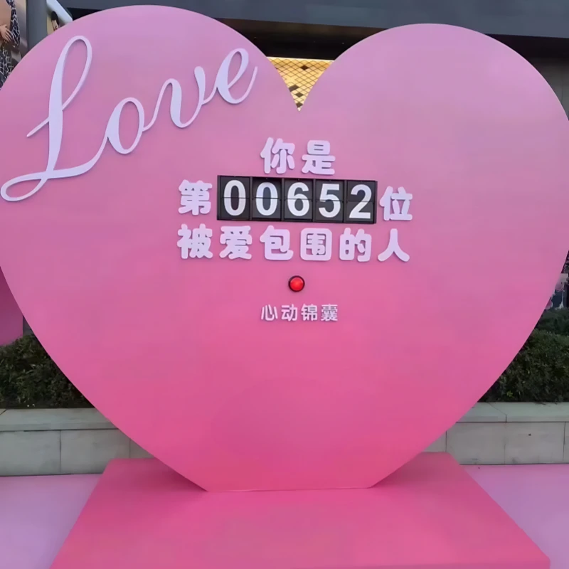 Wedding Activities Dynamic Mechanical Flip Card Customized Button Flip Counter Shopping Mall
Wedding Activities Dynamic Mechanical Flip Card Customized Button Flip Counter Shopping Mall