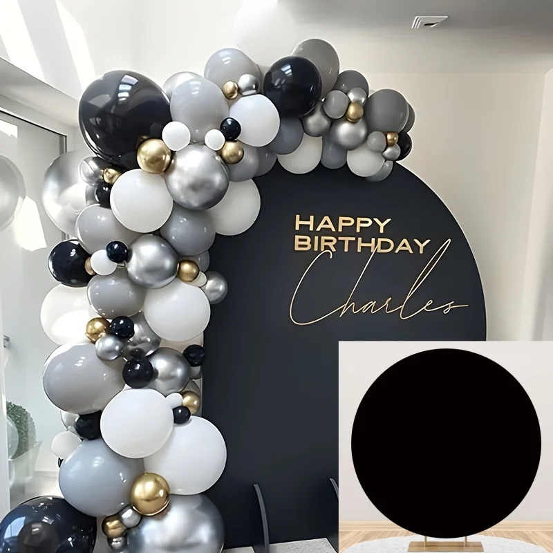 Black Round Backdrop Cover Custom Solid Color Circle Photography Background for Wedding Birthday Party Baby Shower Photo Props
Black Round Backdrop Cover Custom Solid Color Circle Photography Background for Wedding Birthday Party Baby Shower Photo Props