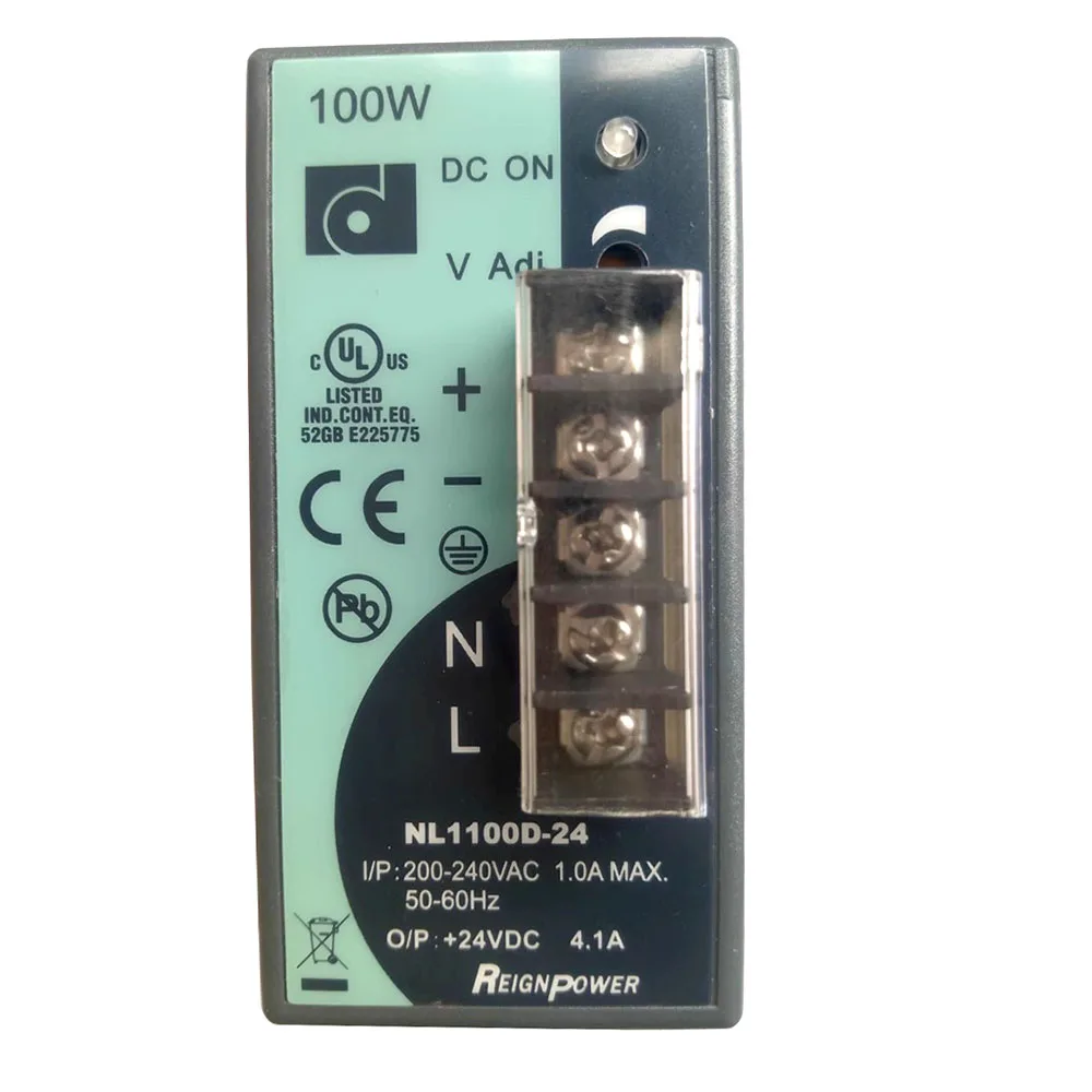 REIGNPOWER NL1100D-24 рельсовый Тип импульсного источника питания 100 Вт/24 В/а регулирование напряжения
REIGNPOWER NL1100D-24 рельсовый Тип импульсного источника питания 100 Вт/24 В/а регулирование напряжения