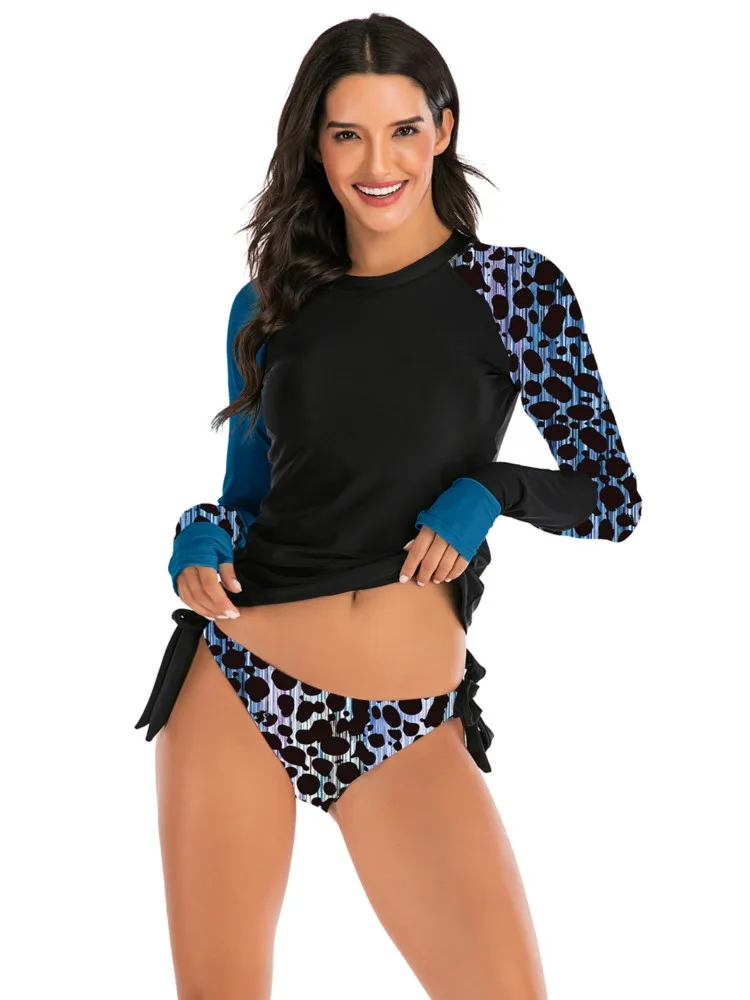 Купальники с длинными рукавами, женский купальник для серфинга, купальные костюмы с принтом, пуловер, купальный костюм из двух предметов, спортивная пляжная одежда с эффектом пуш-ап 2026
Купальники с длинными рукавами, женский купальник для серфинга, купальные костюмы с принтом, пуловер, купальный костюм из двух предметов, спортивная пляжная одежда с эффектом пуш-ап 2026