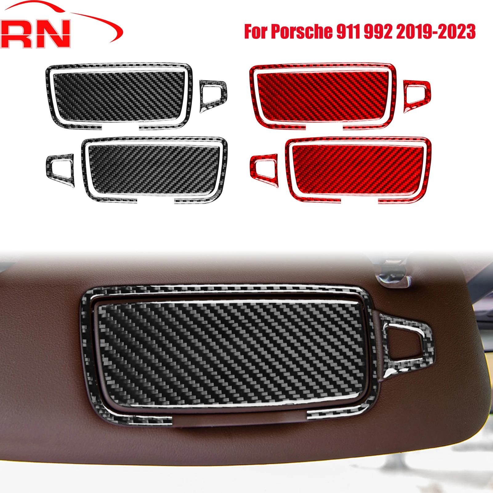 For Porsche 911 992 2019-2023 Refit Carbon Fiber Car Cosmetic Mirror Cover Interior Accessories Piano Black Decorative Sticker
For Porsche 911 992 2019-2023 Refit Carbon Fiber Car Cosmetic Mirror Cover Interior Accessories Piano Black Decorative Sticker
