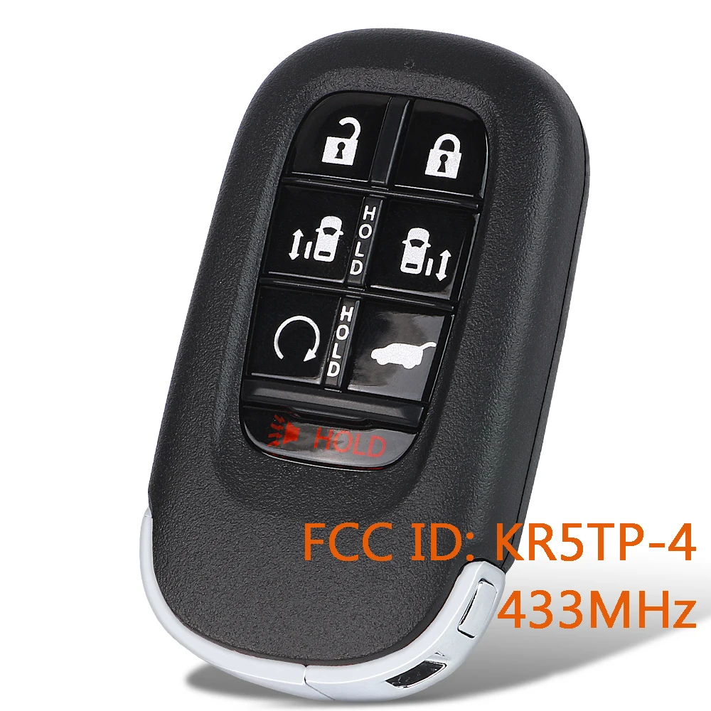 KEYECU KR5TP-4 Smart Remote Control Car Key Fob for Honda Odyssey 2025 2026 7812D-TP-4 4A Chip 433MHz 7 Buttons
KEYECU KR5TP-4 Smart Remote Control Car Key Fob for Honda Odyssey 2025 2026 7812D-TP-4 4A Chip 433MHz 7 Buttons
